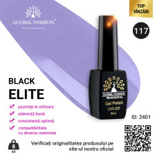 Oja semipermanenta BLACK ELITE, Global Fashion 8 ml, 117