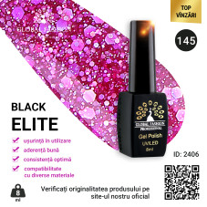 Oja semipermanenta BLACK ELITE, Global Fashion 8 ml, 145