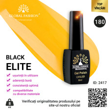 Oja semipermanenta BLACK ELITE, Global Fashion 8 ml, 180