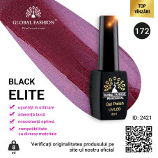 Oja semipermanenta BLACK ELITE, Global Fashion 8 ml, 172