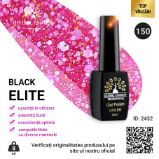Oja semipermanenta BLACK ELITE, Global Fashion 8 ml, 150 Oja semipermanenta BLACK ELITE, Global Fashion 8 ml, 150