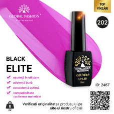 Oja semipermanenta BLACK ELITE, Global Fashion 8 ml, 202