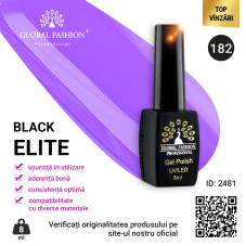 Oja semipermanenta BLACK ELITE, Global Fashion 8 ml, 182