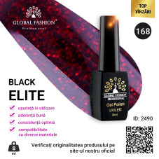 Oja semipermanenta BLACK ELITE, Global Fashion 8 ml, 168