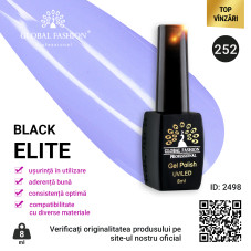 Oja semipermanenta BLACK ELITE, Global Fashion 8 ml, 252