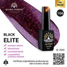 Oja semipermanenta BLACK ELITE, Global Fashion 8 ml, 166
