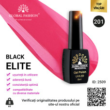 Oja semipermanenta BLACK ELITE, Global Fashion 8 ml, 201