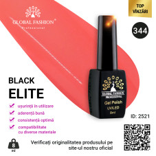 Oja semipermanenta Black Elite, Global Fashion 8 ml, 344