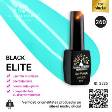 Oja semipermanenta BLACK ELITE, Global Fashion 8 ml, 260
