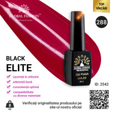 Oja semipermanenta BLACK ELITE, Global Fashion 8 ml, 288