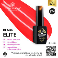Oja semipermanenta BLACK ELITE, Global Fashion 8 ml, 274