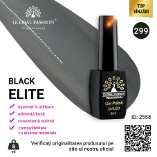 Oja semipermanenta BLACK ELITE, Global Fashion 8ml, 299
