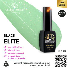 Oja semipermanenta Black Elite, Global Fashion 8 ml, 317