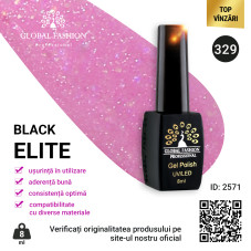 Oja semipermanenta Black Elite, Global Fashion 8 ml, 329