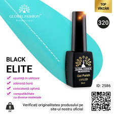 Oja semipermanenta Black Elite, Global Fashion 8 ml, 320