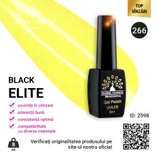 Oja semipermaneta BLACK ELITE, Global Fashion 8 ml, 266