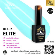 Oja semipermanenta Black Elite, Global Fashion 8 ml, 262