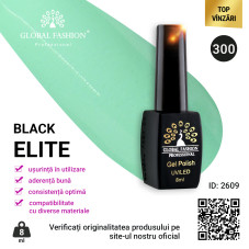 Oja semipermanenta Black Elite, Global Fashion 8 ml, 300