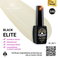 Oja semipermanenta Black Elite, Global Fashion 8 ml, 346