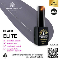 Oja semipermanenta Black Elite, Global Fashion 8 ml, 355