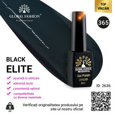 Oja semipermanenta Black Elite, Global Fashion 8 ml, 365