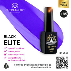Oja semipermanenta BLACK ELITE, Global Fashion 8 ml, 185