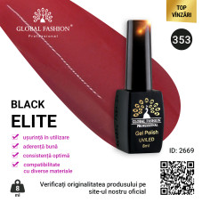 Oja semipermanenta BLACK ELITE, Global Fashion 8 ml, 353