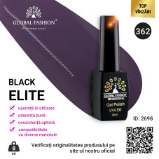Oja semipermanenta Black Elite, Global Fashion 8 ml, 362