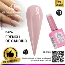 Baza de cauciuc franceză, 15 ml, Global Fashion 11