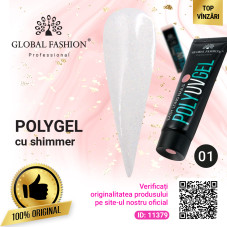 Polygel cu strălucire Global Fashion 30 g 01