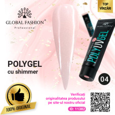 Polygel cu strălucire Global Fashion 30 g 04