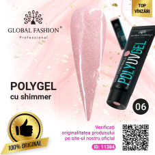 Polygel cu strălucire Global Fashion 30 g 06