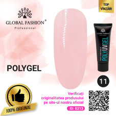 Polygel Global Fashion, 30 g, Roz, 11