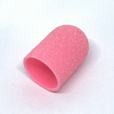 Pedicure abrasive caps, 10*15 mm, #150, pink 1 pc.