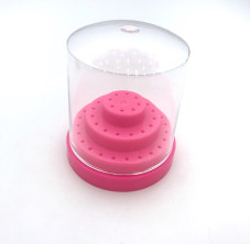 Cutie depozitare 48 capete de freza big, Pink