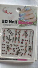 Abtibild unghii 3D Nail Accessory FAM-003