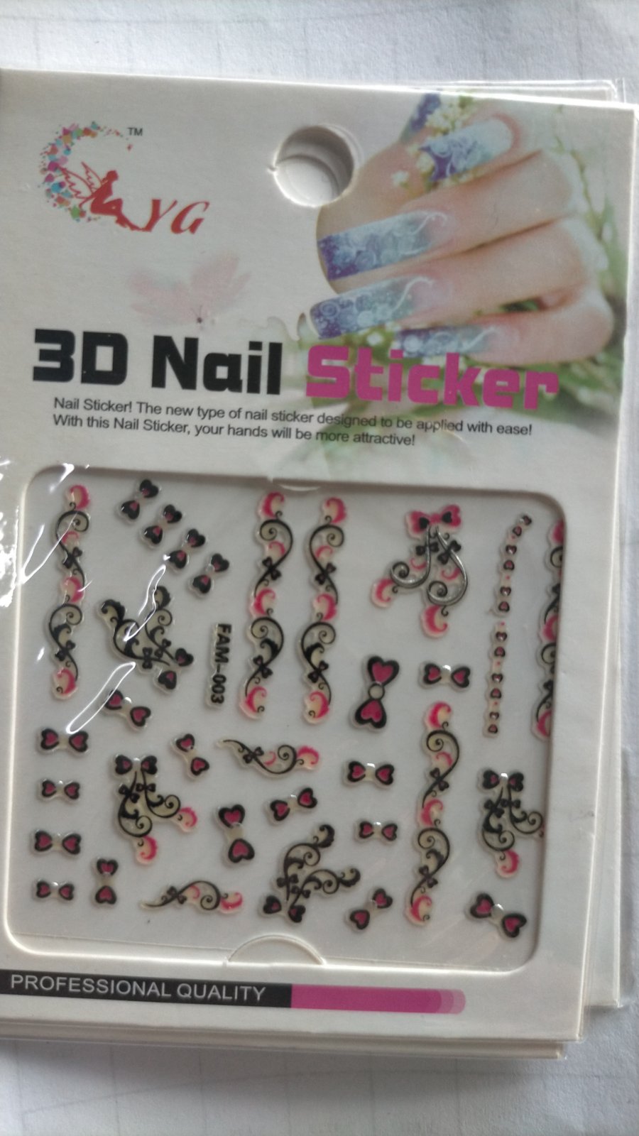 Наклейки для ногтей 3D Nail Accessory ZS-48