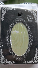 Autocolnate decorative pentru unghii, Shell Nail, #008, transparent