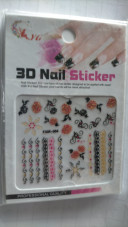 Abtibild unghii 3D Nail Sticker FAM-004