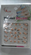 Abtibild 3D unghii, Nail Sticker, model ZCAF-142