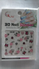 Abtibild unghii 3D Nail Sticker FAM-002