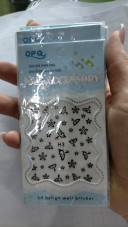 Abtibild pentru unghii  3D Nail Accessory OPQ H3