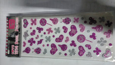 Abtibild unghii Sweet Stickers inimi - Pink