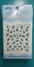 Abtibild unghii 3D Nail Accessory OPQ H13