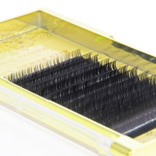 Set of ribbon lashes Global Fashion 8,10,12 mm D 0.15