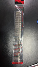 Металлическая расчёска DK-comb, большая (серебро, золото)