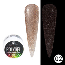 Reflective polygel 15 gr Global Fashion 02