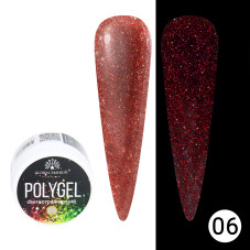 Reflective polygel 15 gr Global Fashion 06