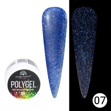 Reflective polygel 15 gr Global Fashion 07