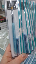 Pensula unghii cu varf diagonal, pentru aplicare gel, GF-16-4, Nr. 4, albastra